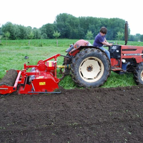 Smalspoor tractor same 62 pk met rotadaironfrees 